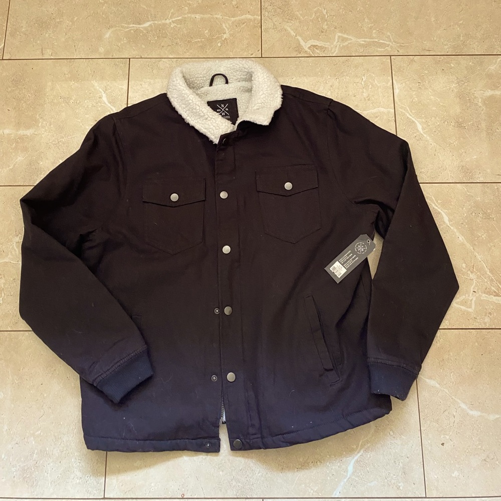 Men’s Sherpa lined coat